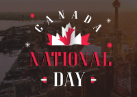 Canada National Day Postcard