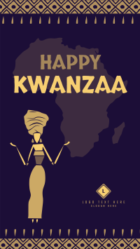 Happy Kwanzaa Celebration  Facebook Story