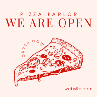 Pizza Parlor Open Instagram Post Image Preview