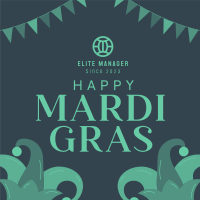 Mardi Gras Celebration Linkedin Post