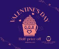 Valentine's Day Cafe Sale Facebook Post