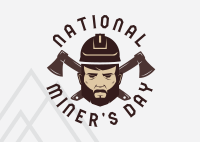 National Miner's Day Postcard