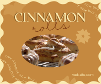 Tasty Cinnamon Rolls Facebook Post