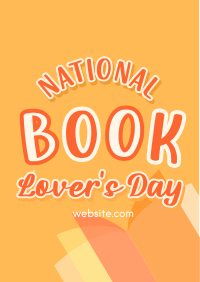 Book Lovers Greeting Poster