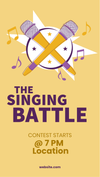 Singing Battle Instagram Story