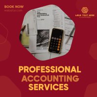 Professional Accounting Instagram Post Design