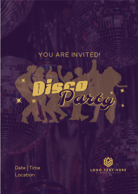 Disco Fever Party Flyer