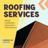 Expert Roofing Services Instagram Post Design