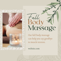 Full Massage Instagram Post example 4