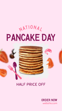 Berry Pancake Day Facebook Story