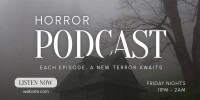 Horror Podcast Twitter Post