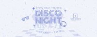 80s Disco Party Facebook Cover