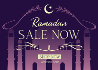 Ramadan Mosque Sale Postcard