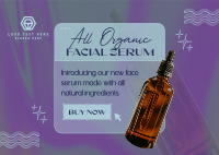 Organic  Skincare Y2K Postcard Design