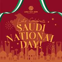 Celebrate Saudi National Day Instagram Post