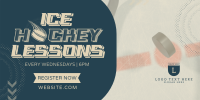 Ice Hockey Lessons Twitter Post