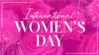 Botanical Women's Day Facebook Event Cover