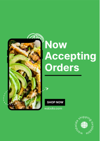 Food Delivery App  Flyer