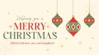 Christmas Decorative  Ornaments Animation