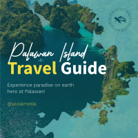 Palawan Travel Guide Linkedin Post Design