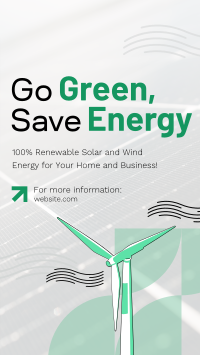 Solar & Wind Energy  Facebook Story