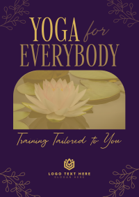 Minimalist Yoga Training Flyer