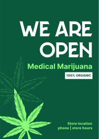 Order Organic Cannabis Poster