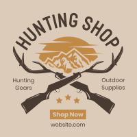 Wildlife Hunting Instagram Post Design