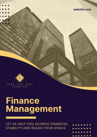 Finance Management Buildings Flyer