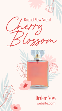 Elegant Flowery Perfume Instagram Story