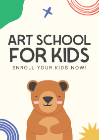 Art Class For Kids Flyer