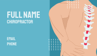 Chiropractic Center Business Card