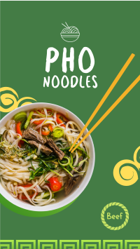 Pho Food Bowl Facebook Story