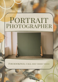 Modern Portrait Photographer Poster