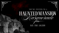 Halloween Masquerade Ball Goth Animation