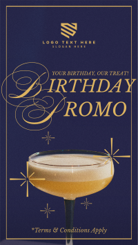 Rustic Birthday Promo Facebook Story