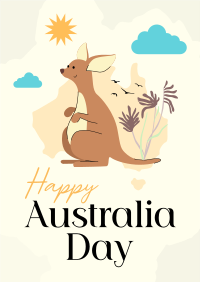 Kangaroo Australia Day Flyer