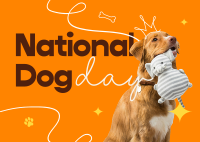 National Dog Day Postcard