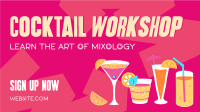Cocktail Mixology Workshop Animation