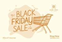 Black Friday Scribble Pinterest Cover Image Preview