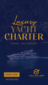 Luxury Yacht Charter Instagram Reel Image Preview