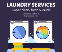 Laundry Services Facebook Post