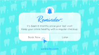 Dental Checkup Reminder Facebook Event Cover