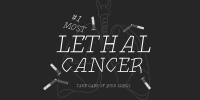 Lethal Lung Cancer Twitter Post