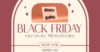 Black Friday Nail Sale Facebook Ad Design