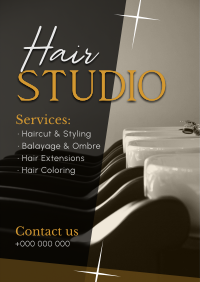 Elegant Hair Salon Flyer