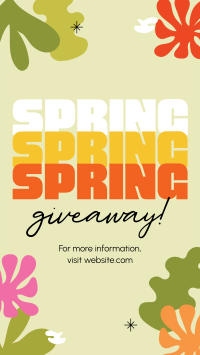 Spring Giveaway Facebook Story