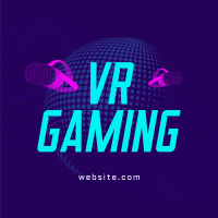 VR Gaming Headset Linkedin Post Design