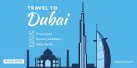 Dubai Travel Package Twitter Post