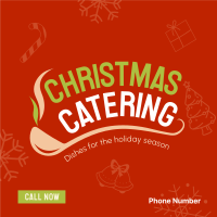 Christmas Catering Instagram Post